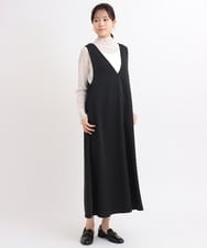 ZMKGB48080 al'aise modulation(アレーズモジュレーション) レース刺繍ハイネックプルオーバー ホワイト