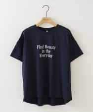 ZMKGB54089 al'aise modulation(アレーズモジュレーション) サイドラインオーバーシルエットTシャツ ネイビー