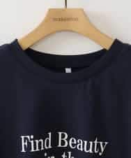 ZMKGB54089 al'aise modulation(アレーズモジュレーション) サイドラインオーバーシルエットTシャツ ネイビー