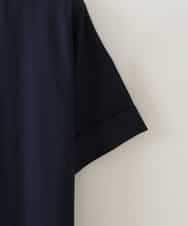 ZMKGB54089 al'aise modulation(アレーズモジュレーション) サイドラインオーバーシルエットTシャツ ネイビー