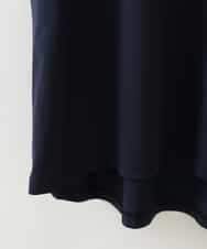 ZMKGB54089 al'aise modulation(アレーズモジュレーション) サイドラインオーバーシルエットTシャツ ネイビー