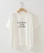 ZMKGB54089 al'aise modulation(アレーズモジュレーション) サイドラインオーバーシルエットTシャツ ホワイト