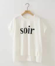 ZMKGB55089 al'aise modulation(アレーズモジュレーション) スリットヘムボックスシルエットTシャツ ホワイト