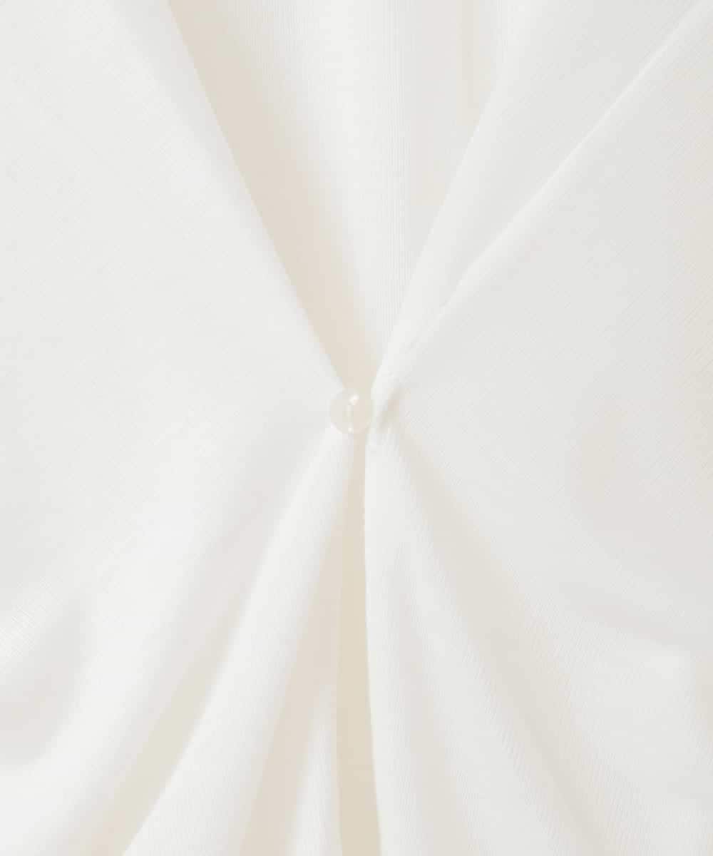 ZMKGE10069 al'aise modulation(アレーズモジュレーション) 【2WAY】レイヤード風デザイントップス ホワイト