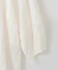 ZMKGE11085 al'aise modulation(アレーズモジュレーション) 【洗える】立体スリーブスキッパーブラウス ホワイト