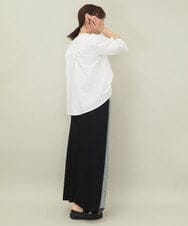 ZMKGE14099 al'aise modulation(アレーズモジュレーション) ドッキングデザインプルオーバー ホワイト