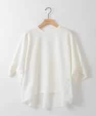 ZMKGE14099 al'aise modulation(アレーズモジュレーション) ドッキングデザインプルオーバー ホワイト