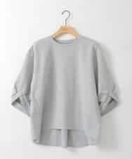 ZMKGE14099 al'aise modulation(アレーズモジュレーション) ドッキングデザインプルオーバー ライトグレー