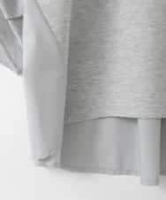 ZMKGE14099 al'aise modulation(アレーズモジュレーション) ドッキングデザインプルオーバー ライトグレー