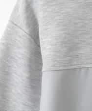 ZMKGE14099 al'aise modulation(アレーズモジュレーション) ドッキングデザインプルオーバー ライトグレー