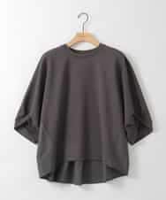 ZMKGE14099 al'aise modulation(アレーズモジュレーション) ドッキングデザインプルオーバー ダークグレー