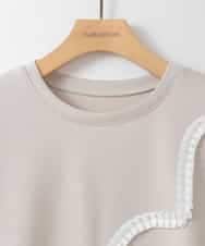 ZMKGE15089 al'aise modulation(アレーズモジュレーション) ハートモチーフプルオーバー ベージュ