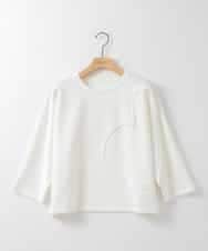 ZMKGE15089 al'aise modulation(アレーズモジュレーション) ハートモチーフプルオーバー ホワイト