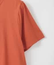 ZMKGE21098 al'aise modulation(アレーズモジュレーション) 【洗える】バックプリーツドッキングカットソー オレンジ