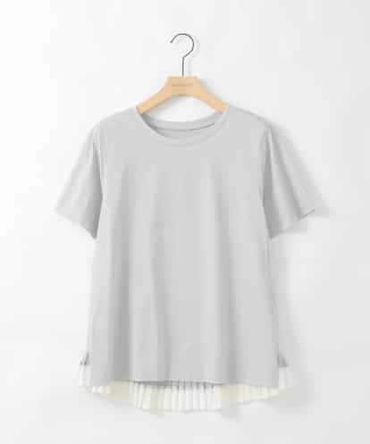 ZMKGE21098 al'aise modulation 【洗える】バックプリーツドッキングカットソー