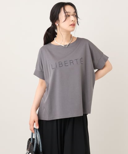 ZMKGE26079 al'aise modulation 立体ステッチロゴデザインTシャツ