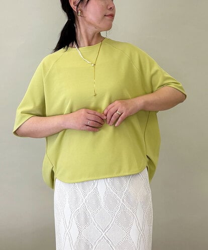 ZMKGE28079 al'aise modulation 【洗える】フォルムドルマントップス