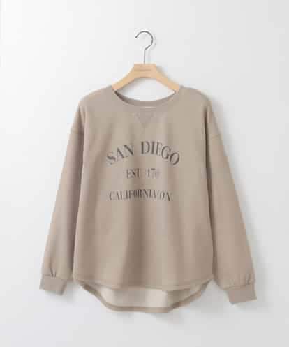 ZMKGE29120 al'aise modulation ヴィンテージ風ロゴプルオーバー