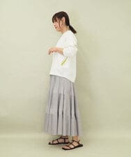 ZMKGE30120 al'aise modulation(アレーズモジュレーション) 【洗える】ケーブルニットドッキングプルオーバー ホワイト