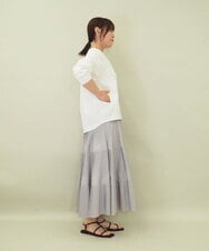 ZMKGE30120 al'aise modulation(アレーズモジュレーション) 【洗える】ケーブルニットドッキングプルオーバー ホワイト