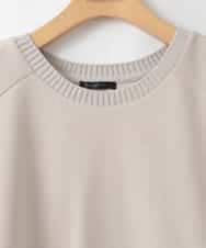 ZMKGE30120 al'aise modulation(アレーズモジュレーション) 【洗える】ケーブルニットドッキングプルオーバー ベージュ