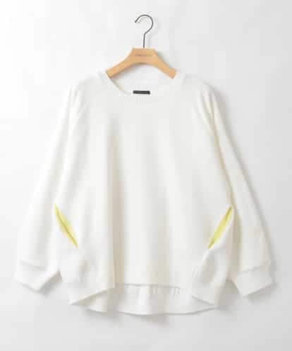 ZMKGE30120 al'aise modulation 【洗える】ケーブルニットドッキングプルオーバー