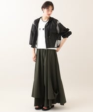 ZMKGE31099 al'aise modulation(アレーズモジュレーション) ロゴデザインコンパクトTシャツ アイボリー