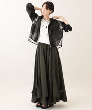 ZMKGE31099 al'aise modulation(アレーズモジュレーション) ロゴデザインコンパクトTシャツ アイボリー