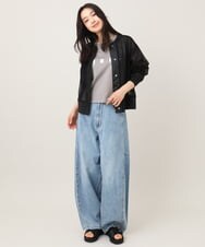 ZMKGE31099 al'aise modulation(アレーズモジュレーション) ロゴデザインコンパクトTシャツ グレー