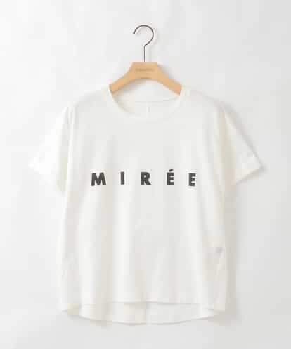 ZMKGE31099 al'aise modulation ロゴデザインコンパクトTシャツ