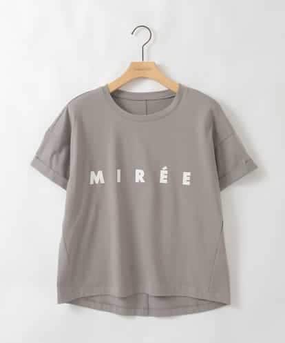 ZMKGE31099 al'aise modulation ロゴデザインコンパクトTシャツ