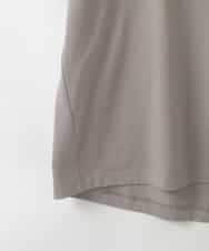 ZMKGE31099 al'aise modulation(アレーズモジュレーション) ロゴデザインコンパクトTシャツ ベージュ