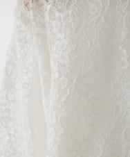 ZMKGE32130 al'aise modulation(アレーズモジュレーション) 配色リブデザインレースプルオーバー ホワイト