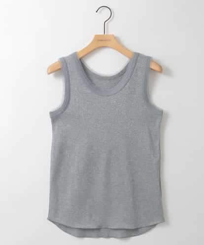 ZMKGE33060 al'aise modulation ラメリブタンクトップ