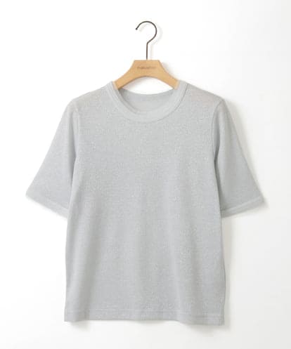 ZMKGE34070 al'aise modulation ラメリブチュールジョイントプルオーバー