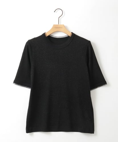 ZMKGE34070 al'aise modulation ラメリブチュールジョイントプルオーバー