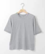 ZMKGE34070 al'aise modulation(アレーズモジュレーション) ラメリブチュールジョイントプルオーバー グレー