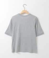 ZMKGE34070 al'aise modulation(アレーズモジュレーション) ラメリブチュールジョイントプルオーバー グレー