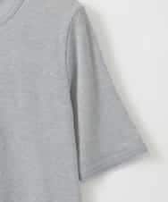 ZMKGE34070 al'aise modulation(アレーズモジュレーション) ラメリブチュールジョイントプルオーバー グレー