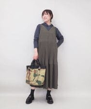 ZMKGE36079 al'aise modulation(アレーズモジュレーション) ラウンドヘムフーディーカットソー ダークグレー