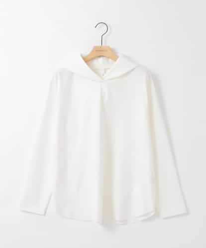 ZMKGE36079 al'aise modulation ラウンドヘムフーディーカットソー