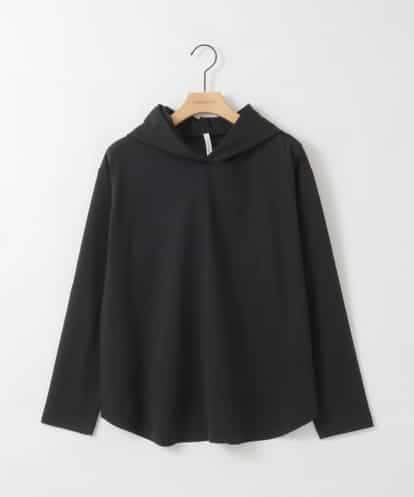 ZMKGE36079 al'aise modulation ラウンドヘムフーディーカットソー