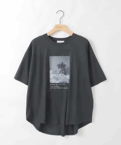 ZMKGE40100 al'aise modulation フォトプリントコラージュデザインTシャツ