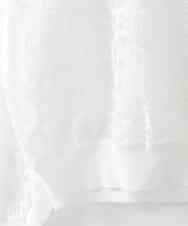 ZMKGE41140 al'aise modulation(アレーズモジュレーション) 【洗える】チュールレースデザインプルオーバー ホワイト