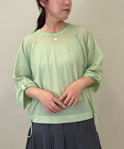 ZMKGE45120 al'aise modulation シアードロストプルオーバー