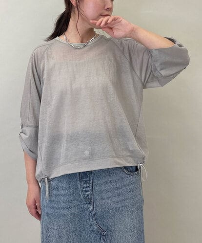 ZMKGE45120 al'aise modulation シアードロストプルオーバー