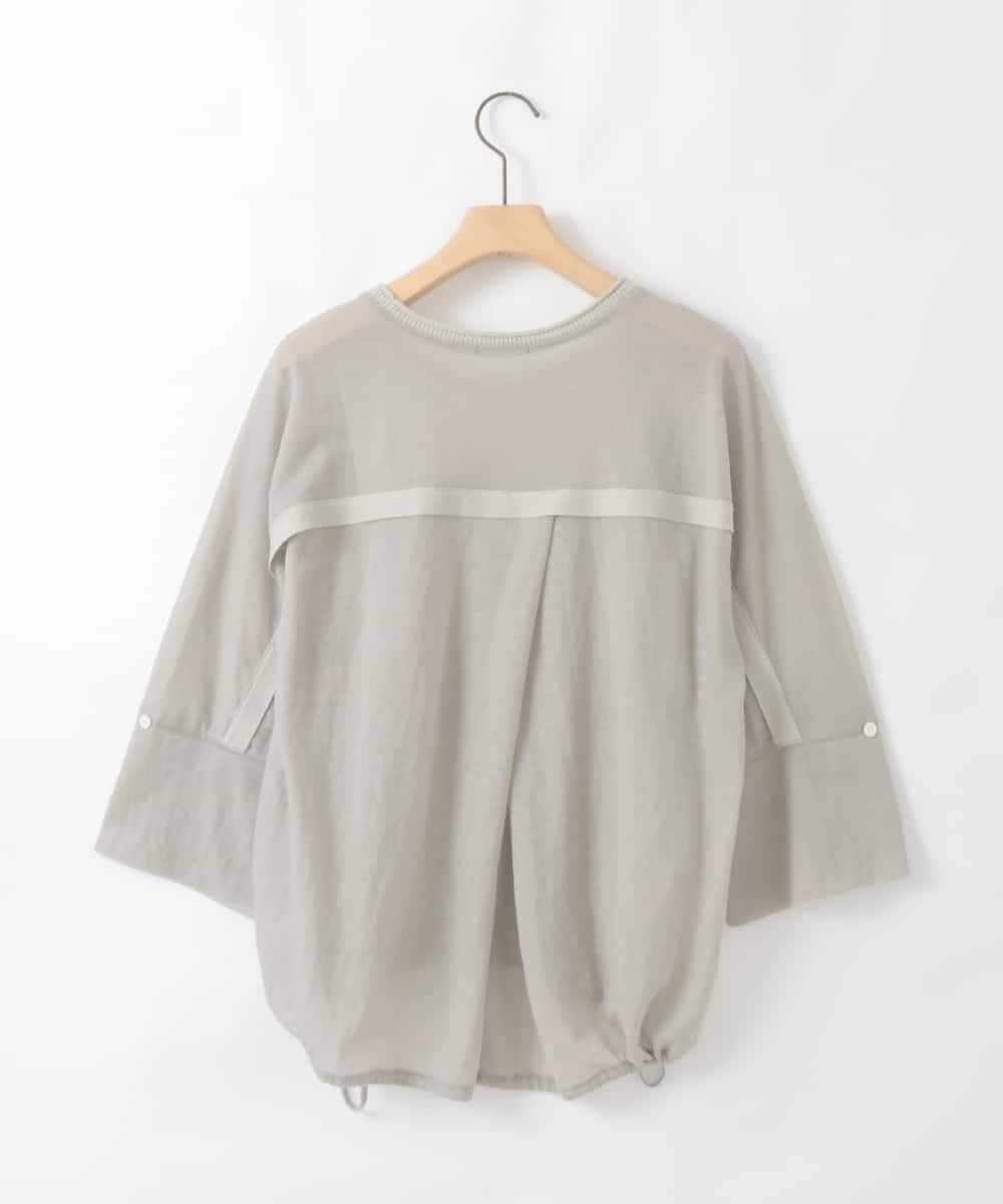 ZMKGE45120 al'aise modulation(アレーズモジュレーション) シアードロストプルオーバー ダークグレー