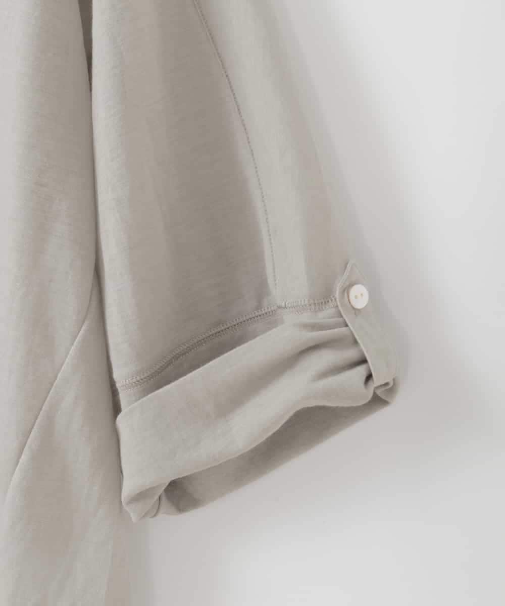 ZMKGE45120 al'aise modulation(アレーズモジュレーション) シアードロストプルオーバー ダークグレー