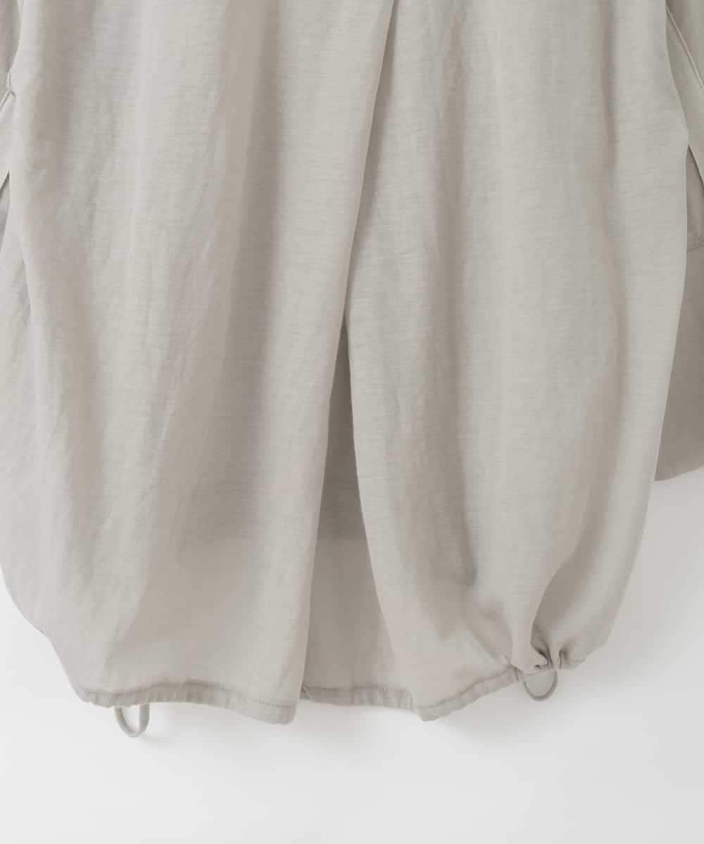 ZMKGE45120 al'aise modulation(アレーズモジュレーション) シアードロストプルオーバー ダークグレー