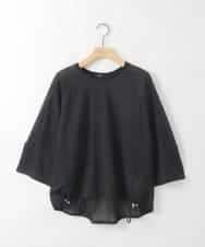 ZMKGE45120 al'aise modulation(アレーズモジュレーション) シアードロストプルオーバー ブラック